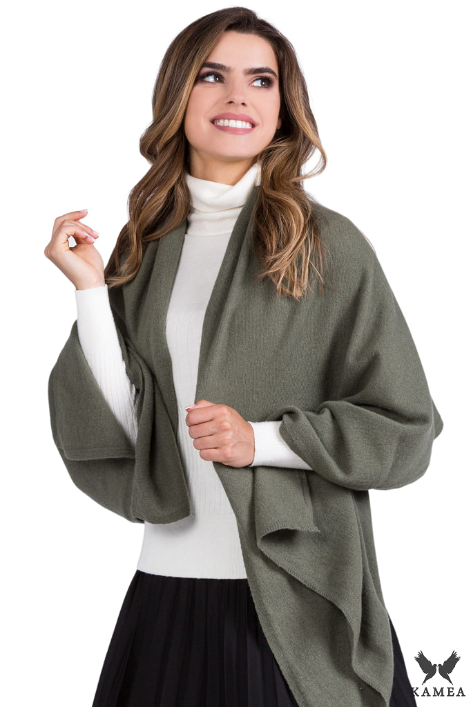 Model: Szalik-01, Kolor: khaki, Skład materiału: 80% Wełna; 20% Poliamid, Przeznaczenie: Jesień/Zima, Wymiary(długość/szerokość): 180cm/65cm