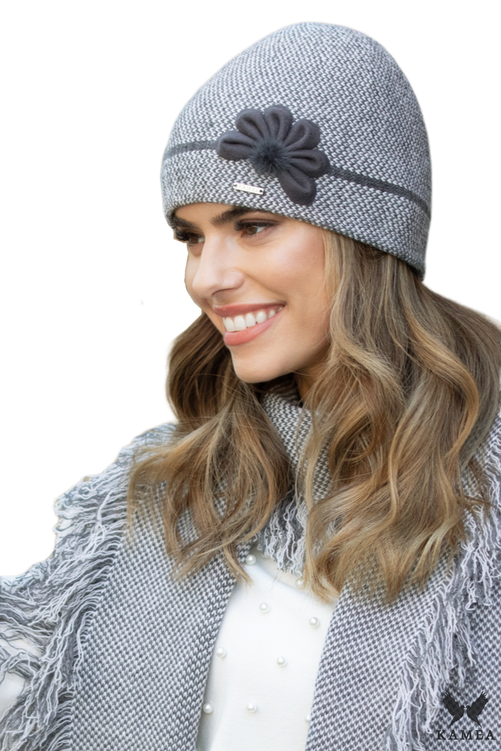 Model: Aldura-Szalik, Kolor: grafitowy, Skład materiału: 50% Akryl; 30% Wełna; 10% Wiskoza; 10% Alpaka