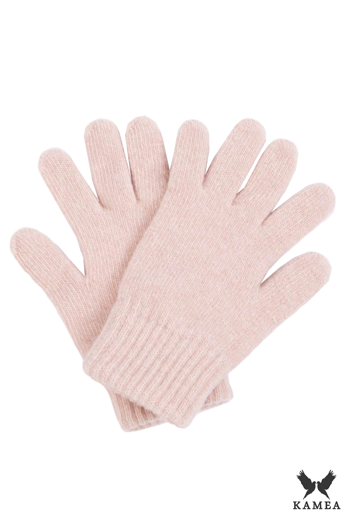 Rękawiczki, Model: Rękawiczki*01, Kolor: różowy, Skład materiału: 80% Wełna; 20% Poliamid, Rozmiar: Uniwersalny