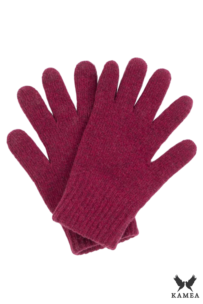 Rękawiczki, Model: Rękawiczki*01, Kolor: fuksja, Skład materiału: 80% Wełna; 20% Poliamid, Przeznaczenie: Jesień/Zima, Rozmiar: Uniwersalny