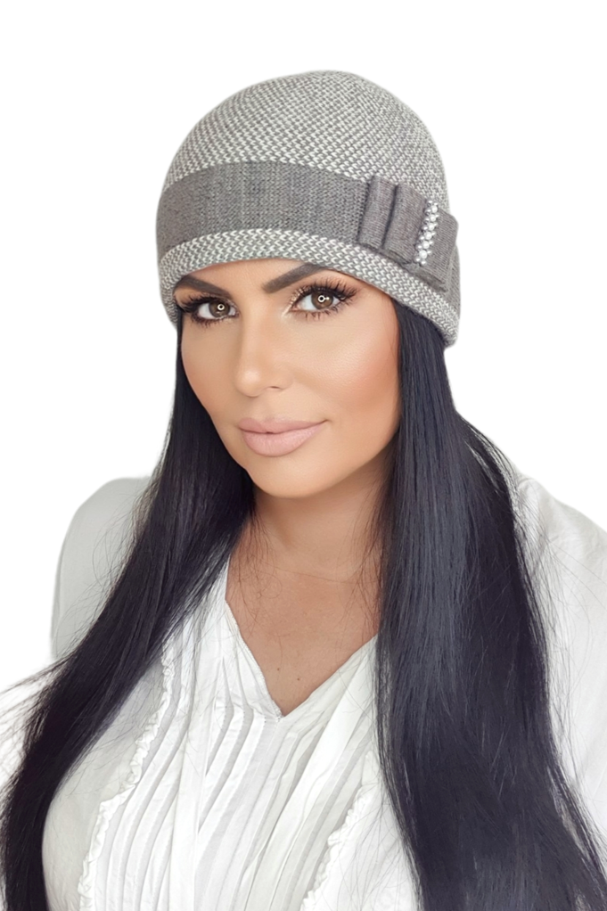 Czapki, Model: Megan, Kolor: brązowy, Skład materiału: 50% Akryl; 30% Wełna; 10% Wiskoza; 10% Alpaka, Rozmiar: Uniwersalny (54-60)