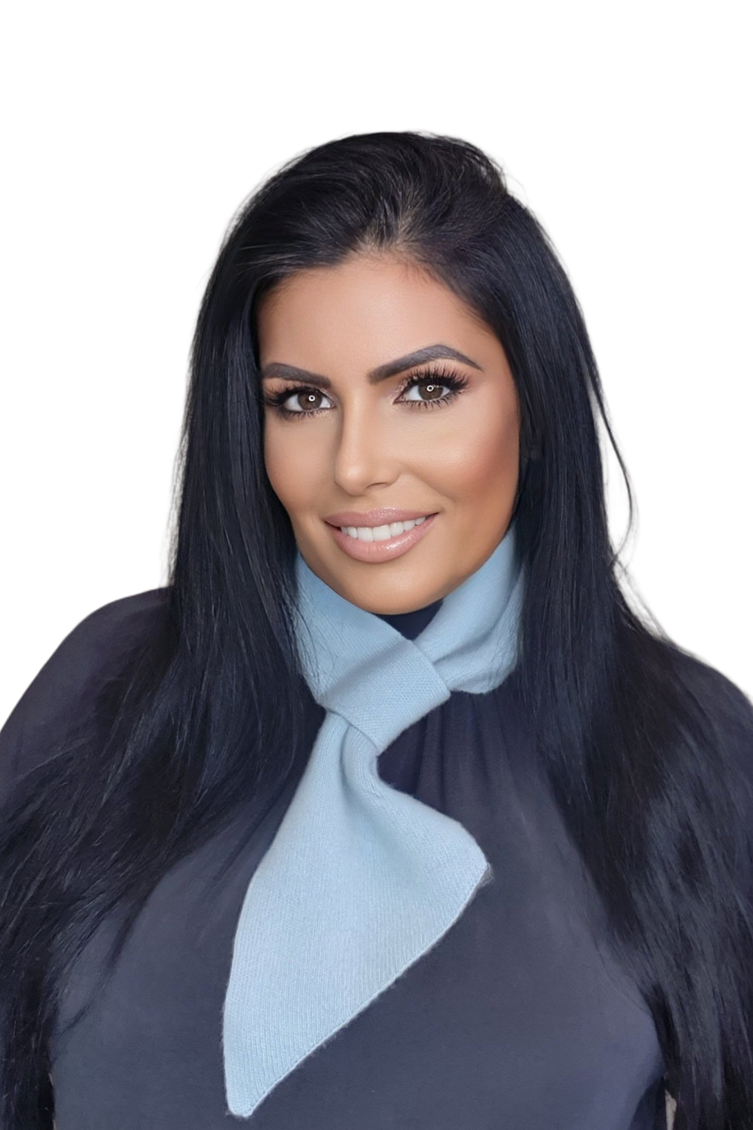 Model: Szalik-10, Kolor: pastel turkus, Skład materiału: 80% Ultrafine Merino Wełna; 20% Kaszmir