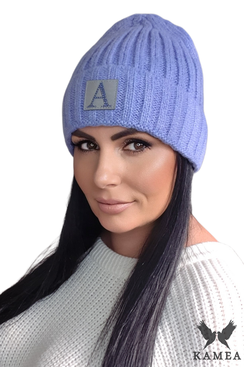 Czapka Damska, Model: Macumba, Kolor: niebieski, Skład materiału: 57% Akryl; 29% Poliamid; 7% Wiskoza; 7% Wełna, Przeznaczenie: Jesień/Zima, Rozmiar: Uniwersalny (54-60)