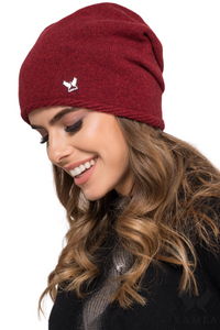 ANNA women's hat, wine color