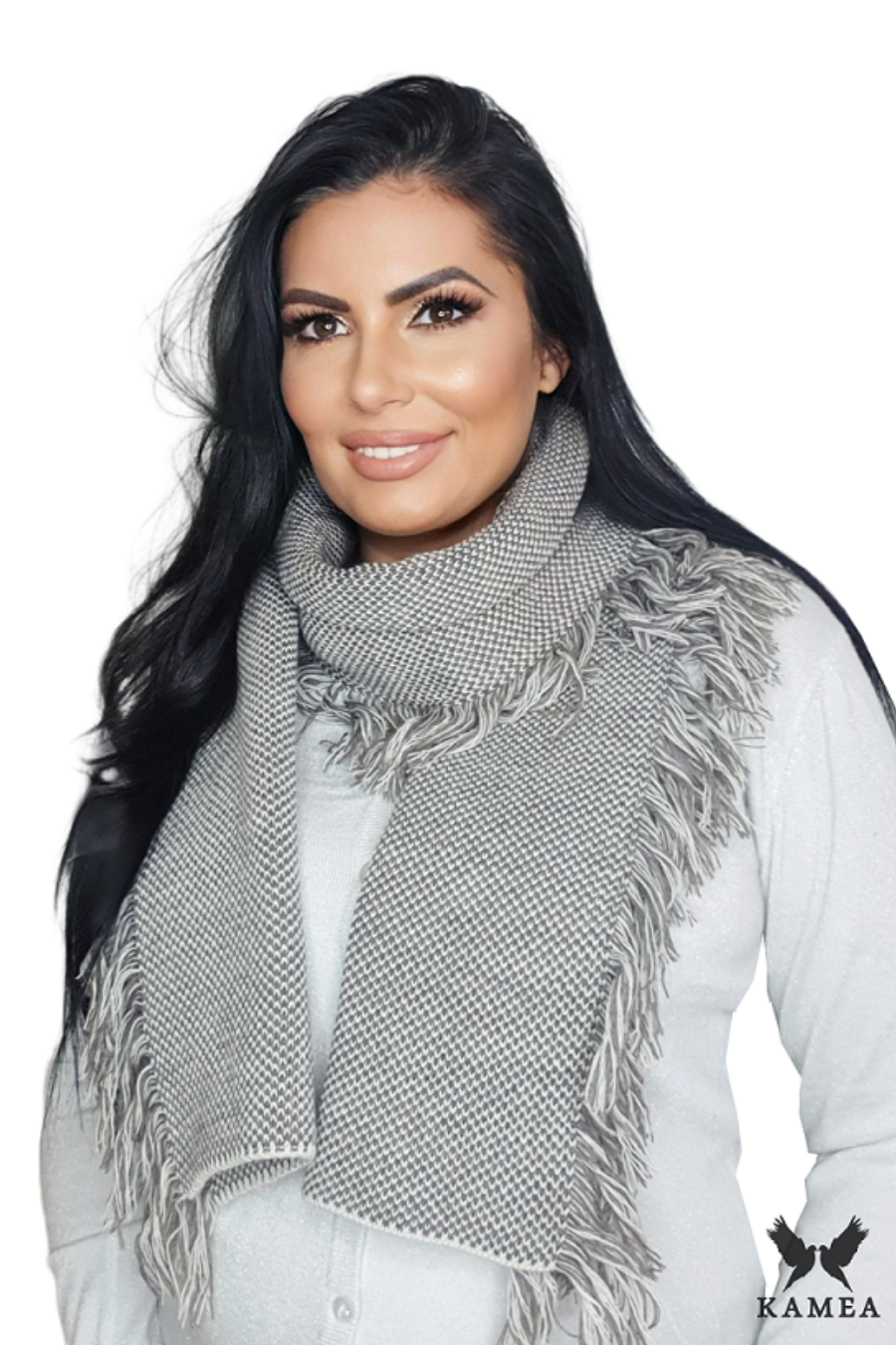 Model: Aldura-Szalik, Kolor: beżowy, Skład materiału: 50% Akryl; 30% Wełna; 10% Wiskoza; 10% Alpaka