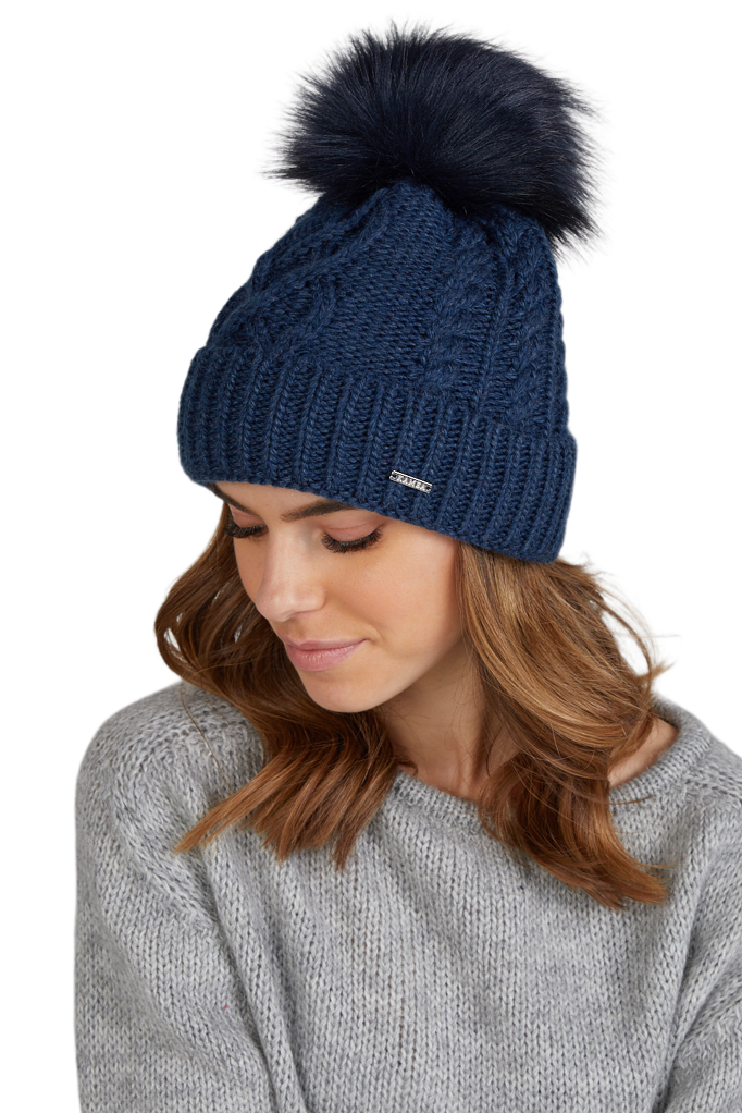 Čepice, Model: Torino, Barva: námořnická, Složení materiálu: 50% Vlna; 50% Akryl, Určení: Podzim/Zima, Velikost: Univerzální (54-60)