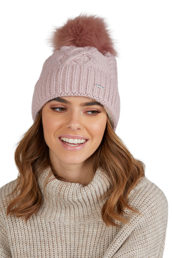 Čepice, Model: Torino, Barva: růžová, Složení materiálu: 50% Vlna; 50% Akryl, Velikost: Univerzální (54-60) (Čepice, fotografie 2)