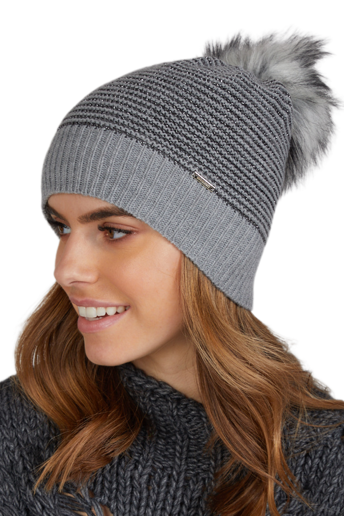 Czapki, Model: Czapka-1, Kolor: szary, Skład materiału: 80% Akryl; 10% Wełna; 10% Poliamid; Podszewka: 100% Poliester, Rozmiar: Uniwersalny (54-60)