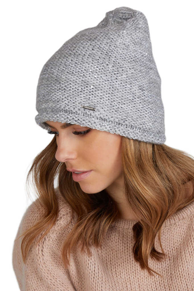 Czapki, Model: Czapka-11, Kolor: multi. szary, Skład materiału: 78% Akryl; 13% Poliamid; 9% Wełna, Rozmiar: Uniwersalny (54-60)