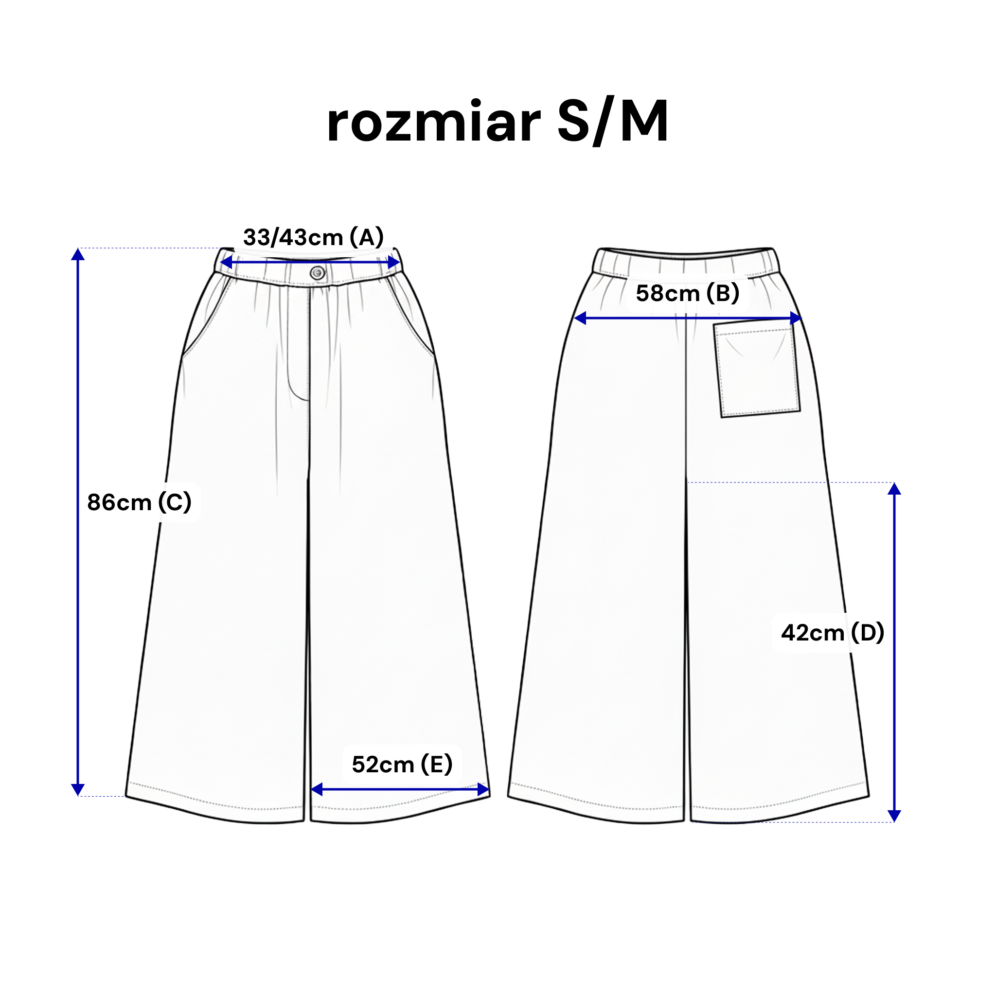Stylowe spódnico-spodnie w kolorze różowym, wykonane w 100% z wysokiej jakości lnu | Bastet | Spironik.pl