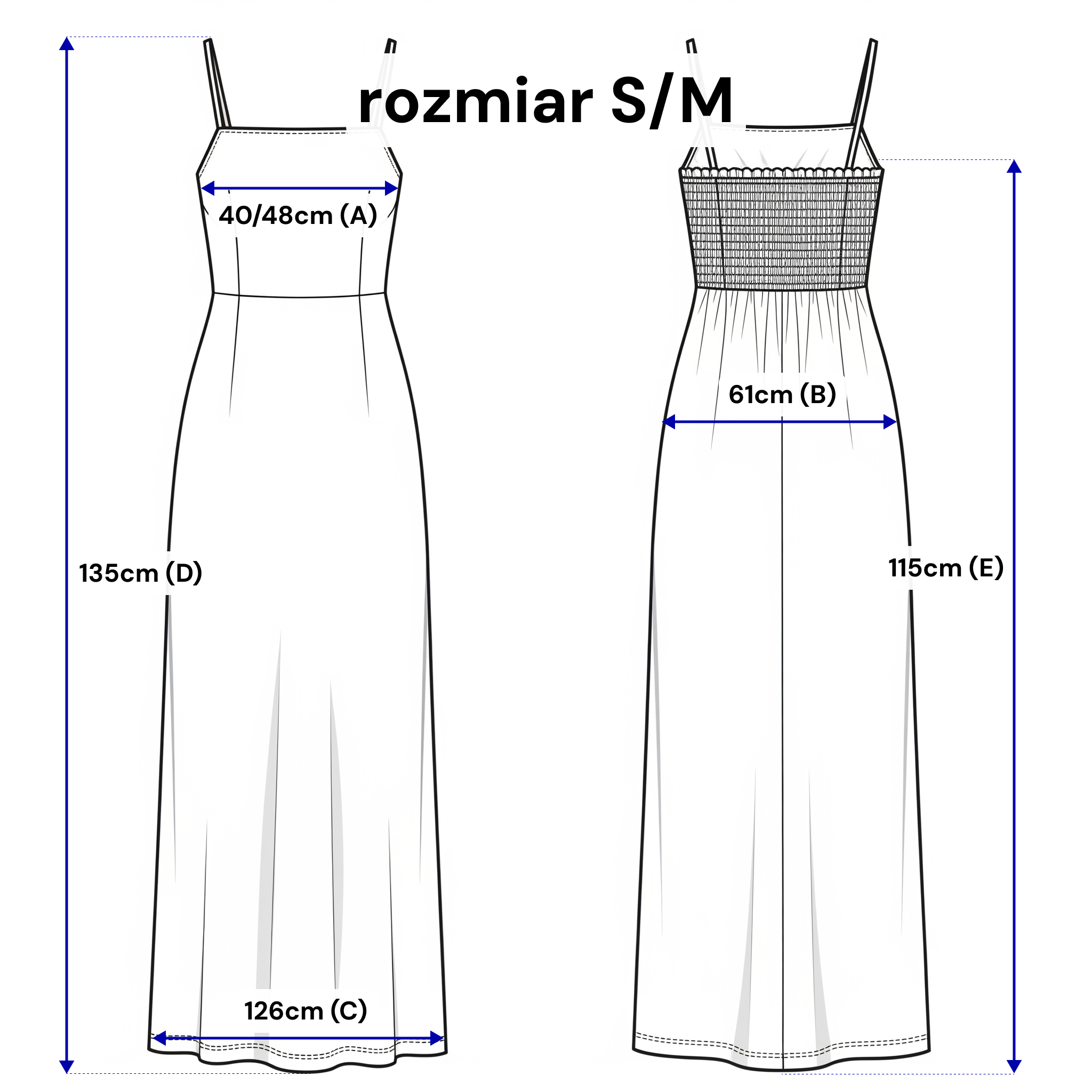 Rozkloszowana sukienka na ramiączkach w odcieniu pomarańczowym, zapewniająca komfort i elegancję | Bastet | Spironik.pl