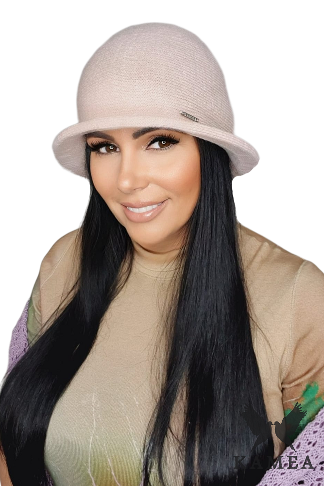 Kapelusz Damski, Model: Munira, Kolor: różowy, Skład materiału: 50% Akryl; 30% Wełna; 10% Wiskoza; 10% Alpaka, Przeznaczenie: Jesień/Zima, Rozmiar: Uniwersalny (54-60)