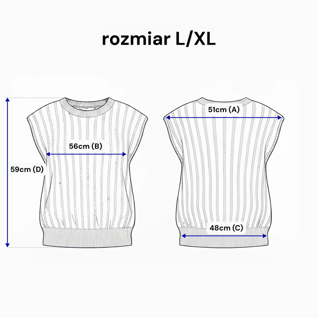 Błyszczący Top Warkoczowy z Cekinami GLOW. Kolor Stalowy