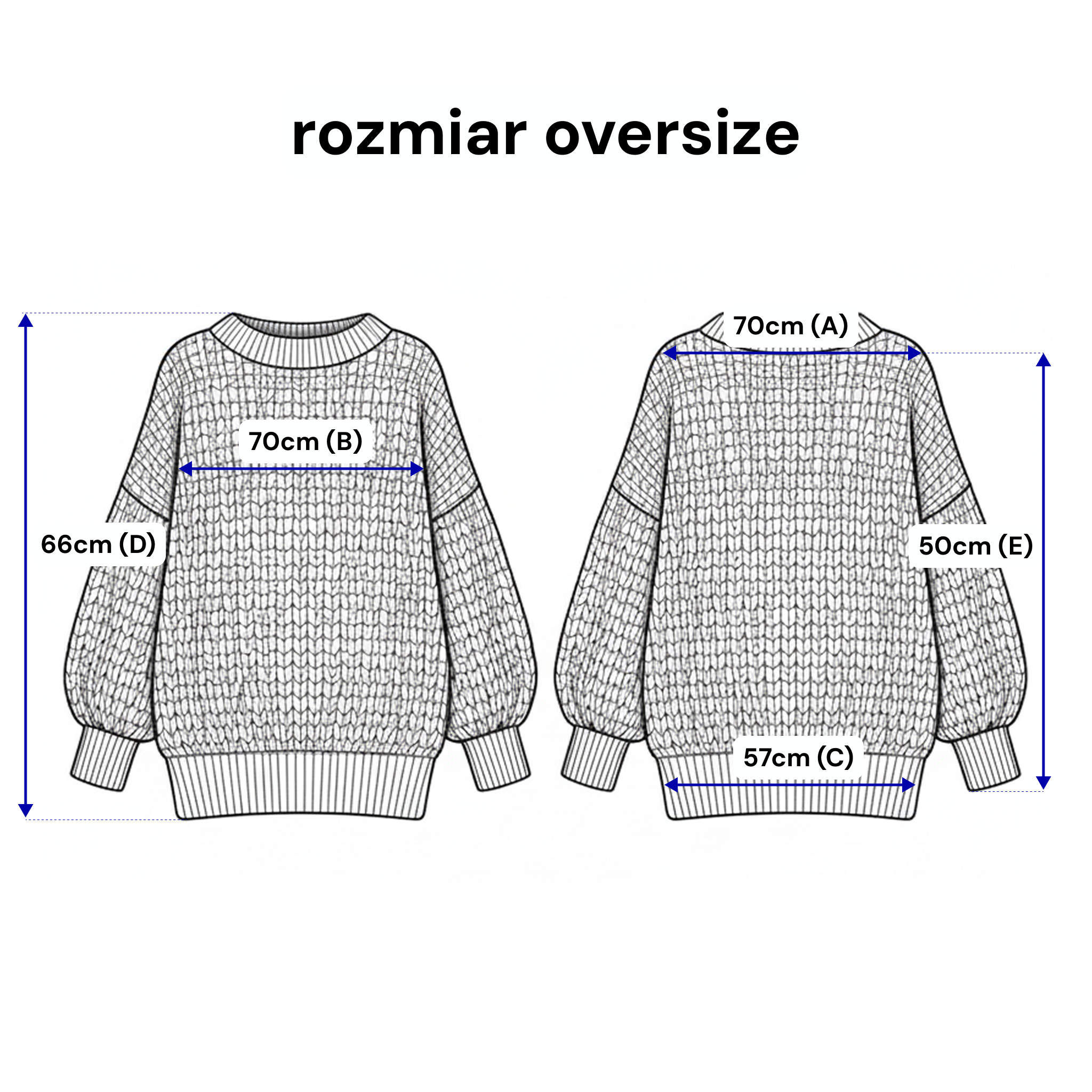 Sweter CLOUD z szerokim dekoltem, który można nosić na różne sposoby, zmieniając charakter stylizacji | Bastet | Spironik.pl