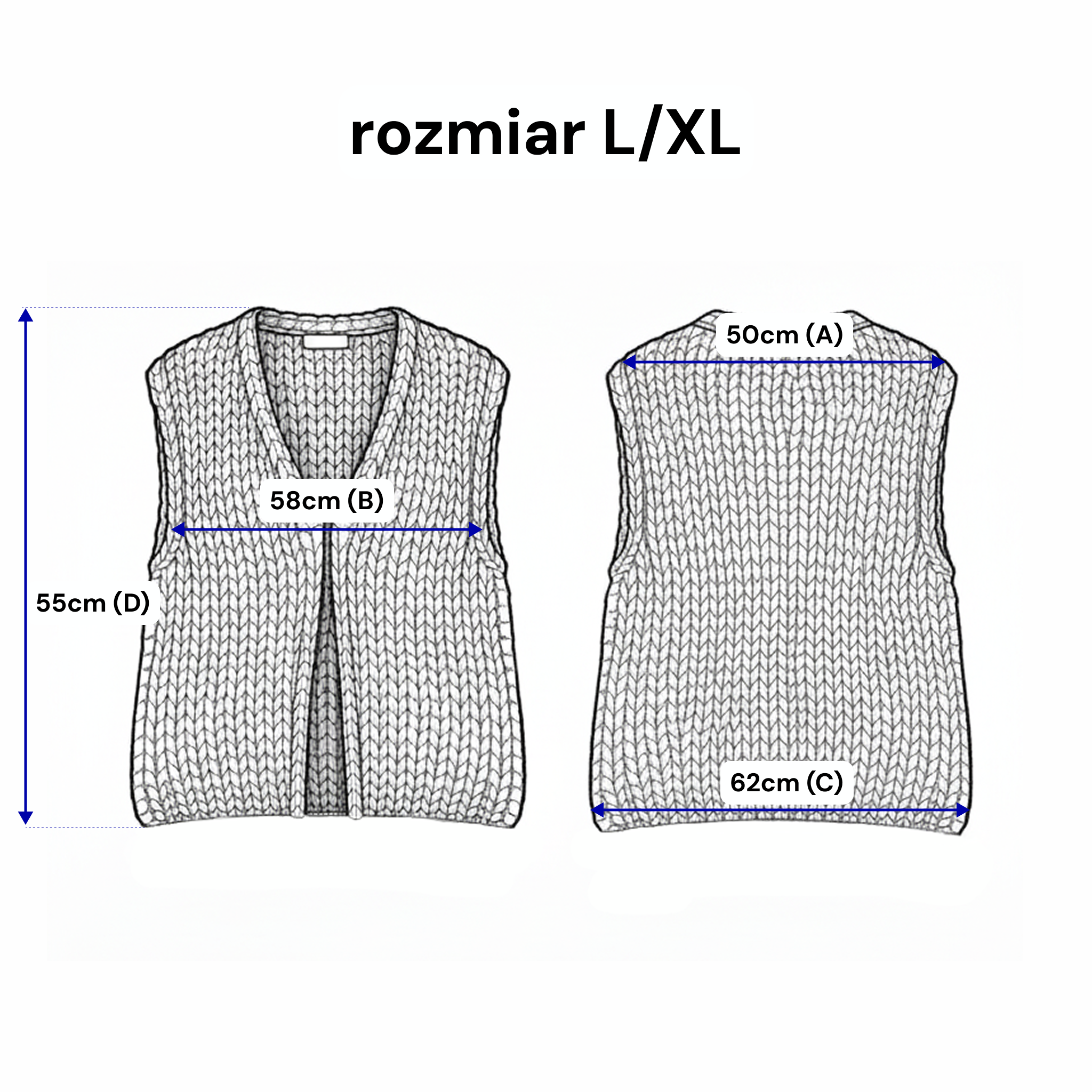 Luźny kardigan COZY w czarnym kolorze, łączący modny styl z niezrównanym komfortem | Bastet | Spironik.pl