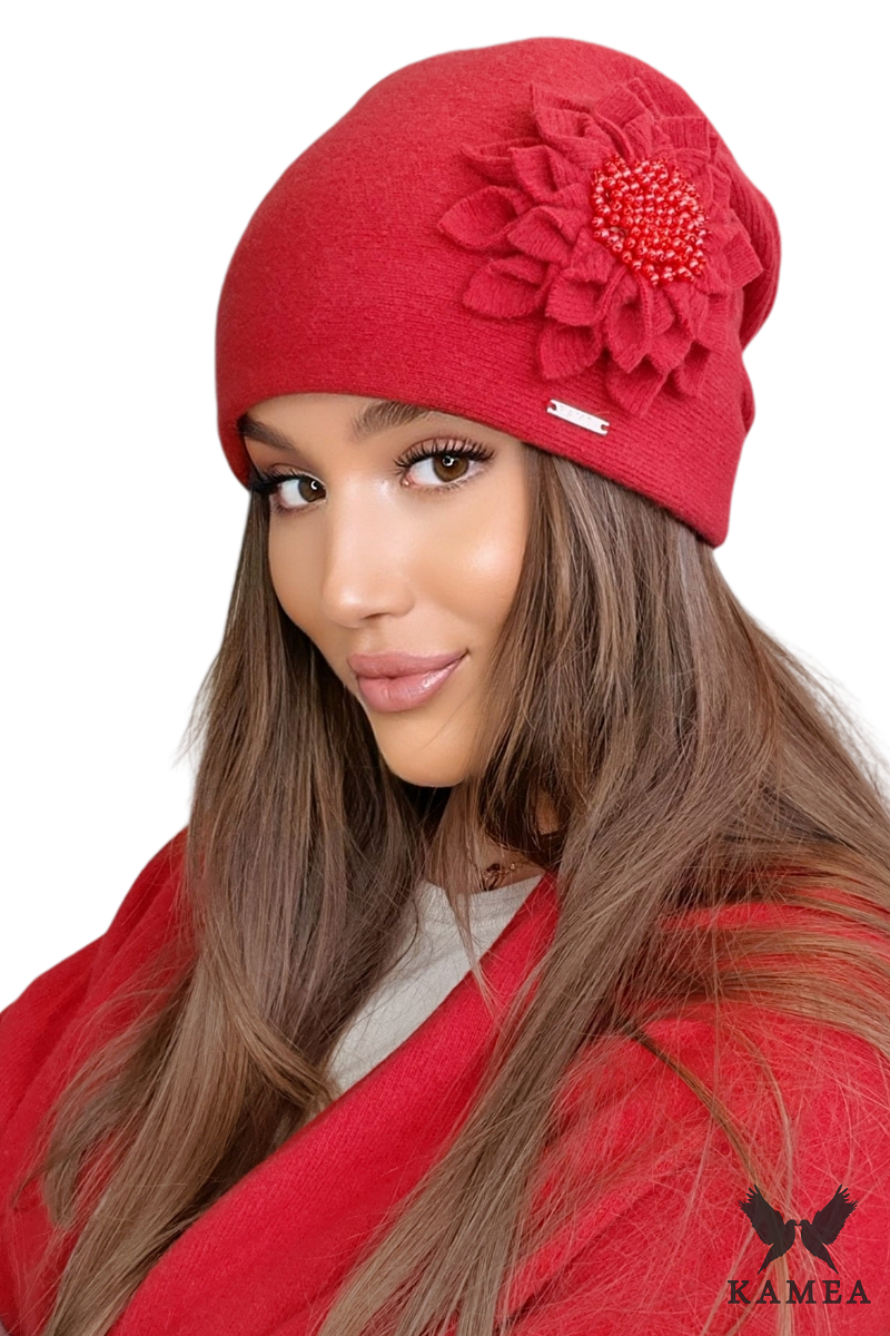 Čepice, Model: Cruze, Barva: červená, Složení materiálu: 80% Vlna; 20% Polyamid, Určení: Podzim/Zima, Velikost: Univerzální (54-60)