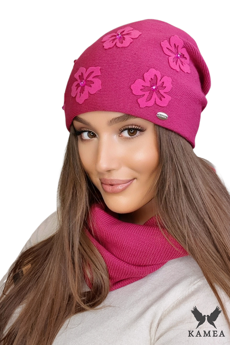 Čepice, Model: Naila, Barva: fuchsie, Složení materiálu: 50% Akryl; 30% Vlna; 20% Polyamid, Určení: Podzim/Zima, Velikost: Univerzální (54-60)