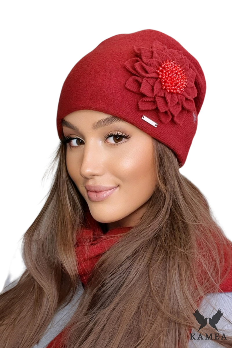 Čepice, Model: Cruze, Barva: vínová, Složení materiálu: 80% Vlna; 20% Polyamid, Určení: Podzim/Zima, Velikost: Univerzální (54-60)