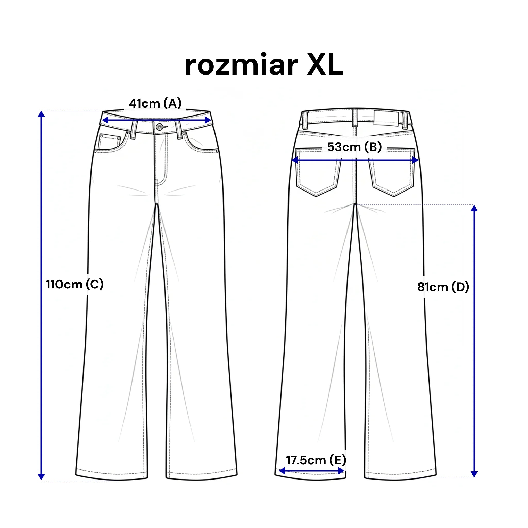 Jeans mit weitem Bein – Bastet von Agnieszka Włodarczyk