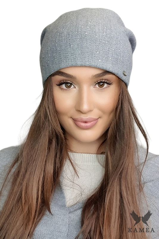 Czapki, Model: Dolomit, Kolor: szary, Skład materiału: 50% Akryl; 30% Wełna; 20% Poliamid, Przeznaczenie: Jesień/Zima, Rozmiar: Uniwersalny (54-60)