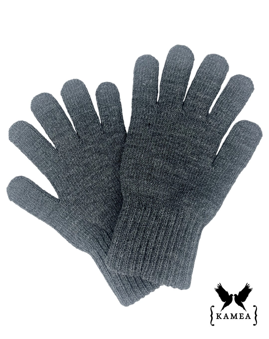 Rękawiczki, Model: Rękawiczki*04, Kolor: grafitowy, Skład materiału: 50% Akryl; 30% Wełna; 20% Poliamid, Rozmiar: Uniwersalny