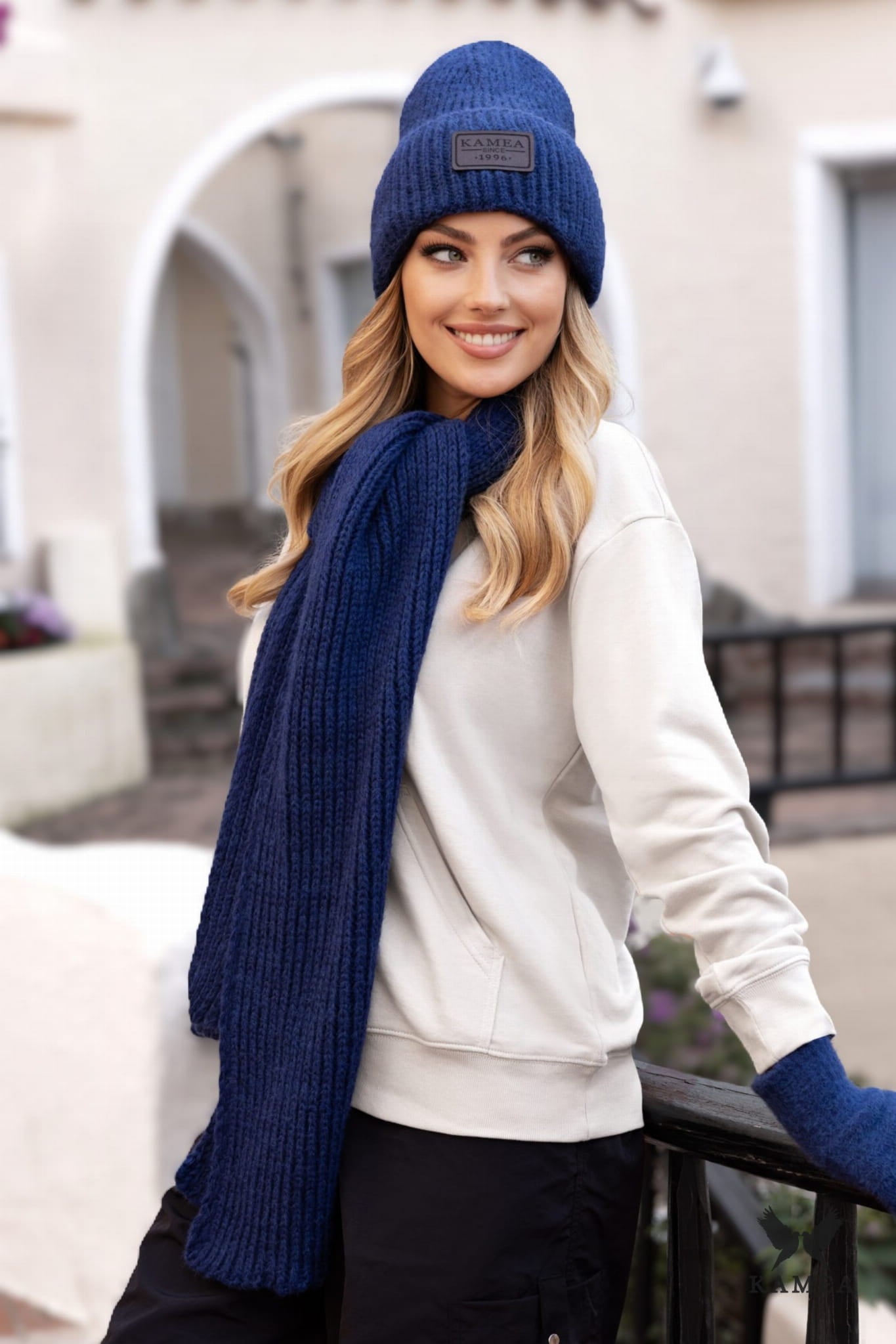 Čepice, Model: Malus, Barva: námořnická modrá, Složení materiálu: 20% Mohér; 10% Vlna; 50% Akryl; 20% Polyamid, Určení: Podzim/Zima, Velikost: Univerzální (54-60) (Čepice, obrázek 2)
