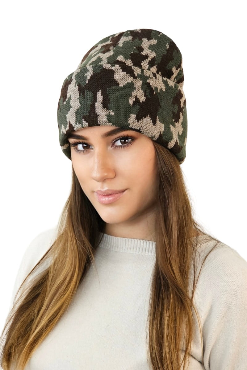 Čepice, Model: Ventura, Barva: khaki, Složení materiálu: 50% Akryl; 30% Vlna; 20% Polyamid, Určení: Podzim/Zima, Velikost: Univerzální (54-60) (Čepice, obrázek 2)