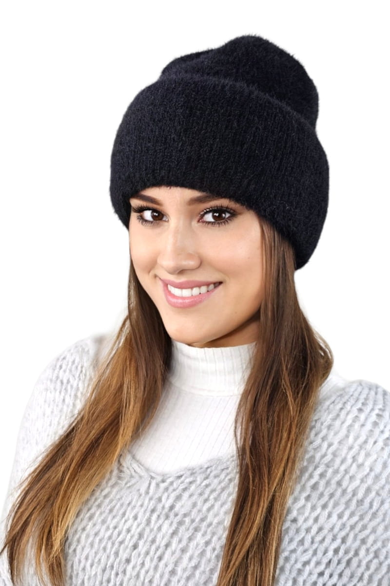 Čepice, Model: Benita, Barva: černá, Složení materiálu: 55% Polyamid; 35% Viskóza; 6% Polyester; 4% Modal, Určení: Podzim/Zima, Velikost: Univerzální (54-60) (Čepice, obrázek 2)