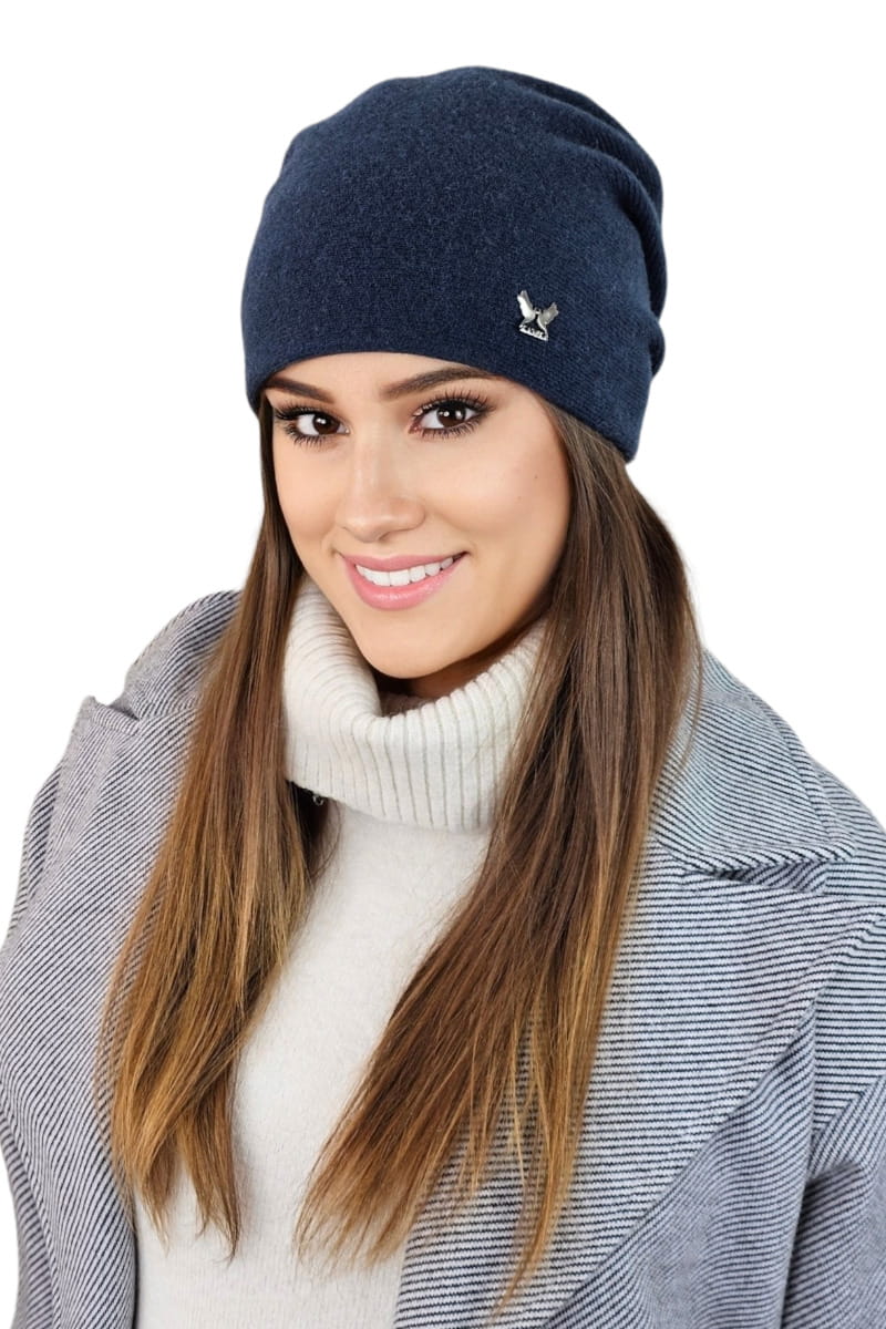 Čepice, Model: Lily, Barva: mix námořnická, Složení materiálu: 80% Vlna; 20% Polyamid, Velikost: Univerzální (54-60) (Čepice, obrázek 2)