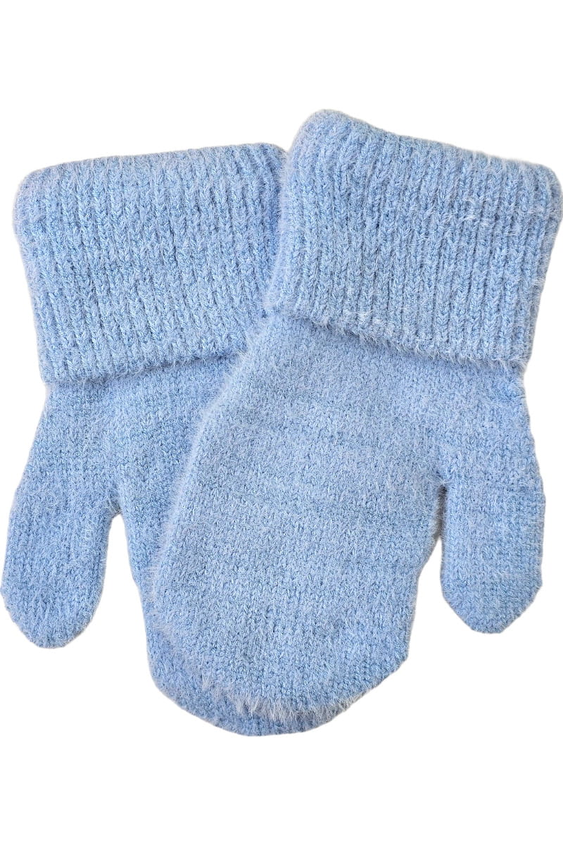 Rękawiczki, Model: Benita-Rękawiczki, Kolor: błękitny, Skład materiału: 55% Poliamid; 35% Wiskoza; 6% Poliester; 4% Modal, Rozmiar: Uniwersalny