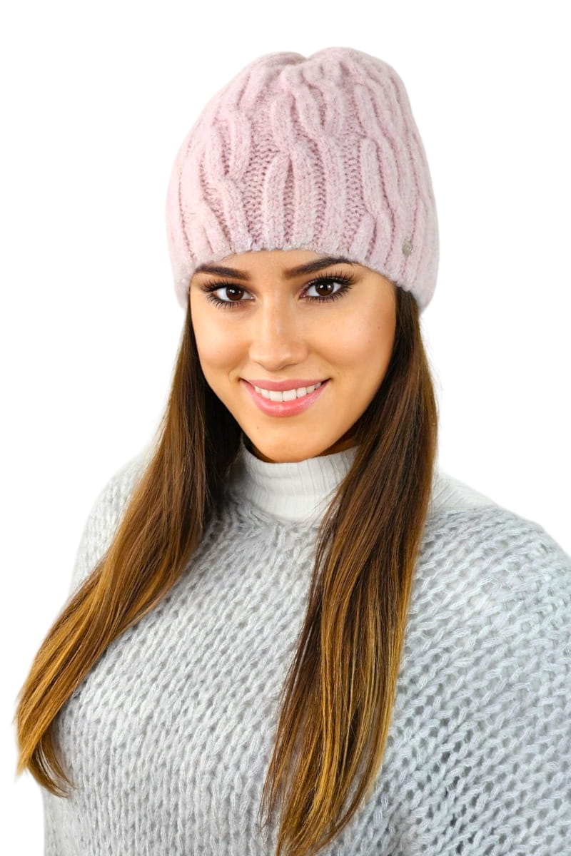 Čepice, Model: Gizma, Barva: růžová, Složení materiálu: 70% Akryl; 20% Vlna; 10% Polyamid, Určení: Podzim/Zima, Velikost: Univerzální (54-60) (Čepice, fotografie 2)