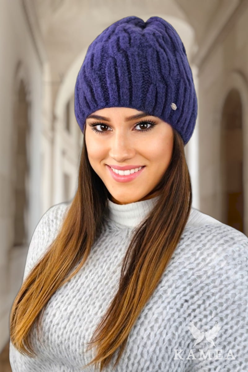 Čepice, Model: Gizma, Barva: námořnická, Složení materiálu: 70% Akryl; 20% Vlna; 10% Polyamid, Určení: Podzim/Zima, Velikost: Univerzální (54-60)
