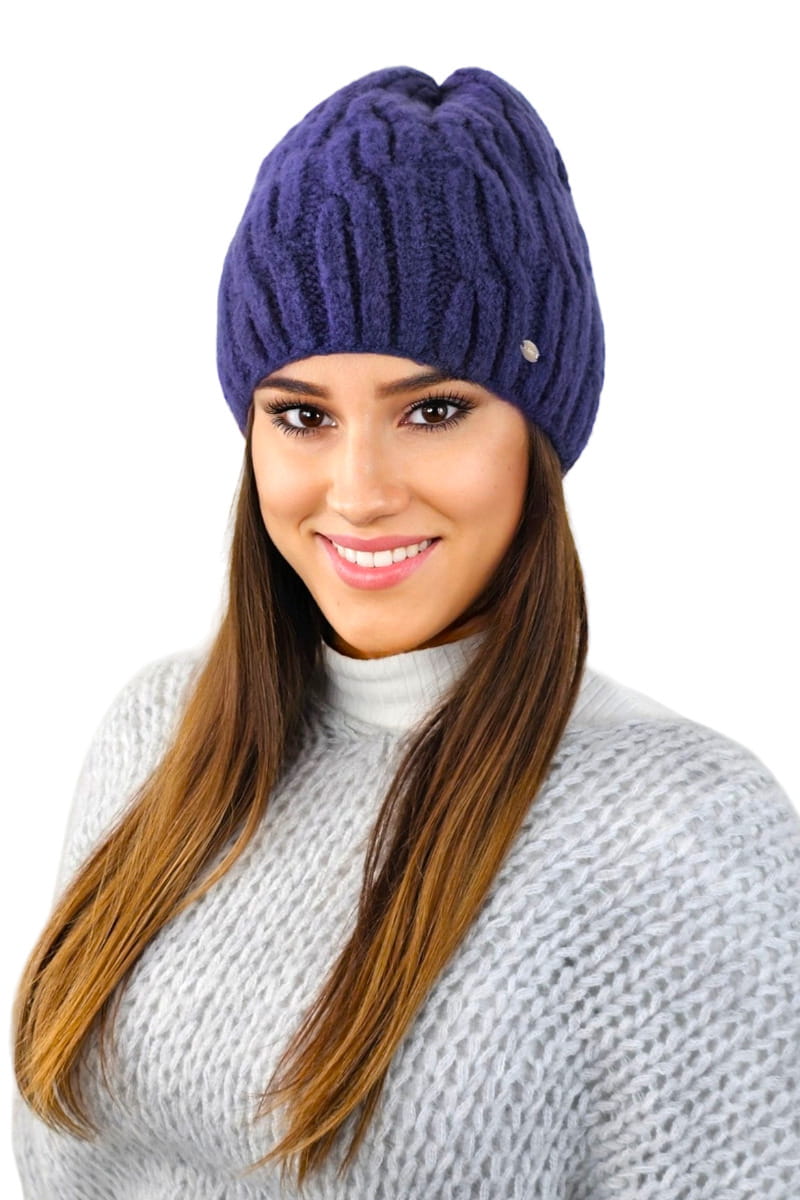 Čepice, Model: Gizma, Barva: námořnická, Složení materiálu: 70% Akryl; 20% Vlna; 10% Polyamid, Určení: Podzim/Zima, Velikost: Univerzální (54-60) (Čepice, fotografie 2)