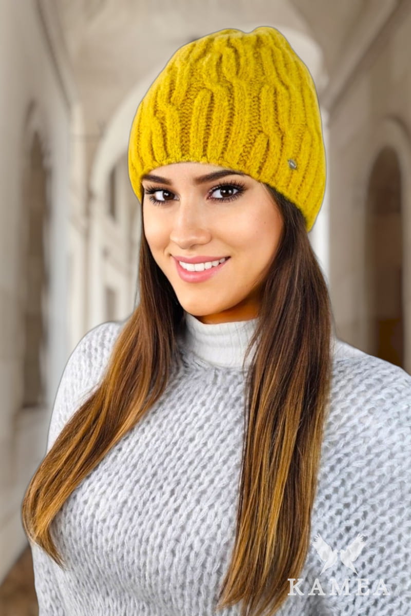 Čepice, Model: Gizma, Barva: olivová, Složení materiálu: 70% Akryl; 20% Vlna; 10% Polyamid, Určení: Podzim/Zima, Velikost: Univerzální (54-60)