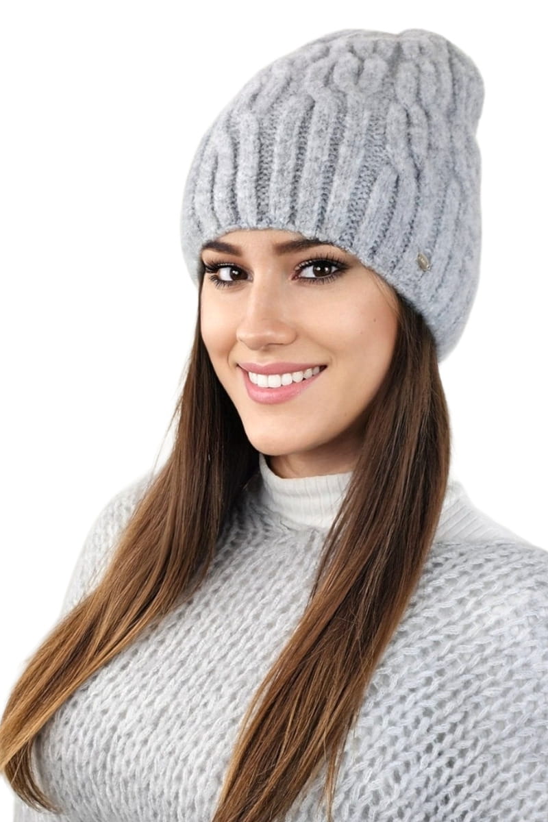 Čepice, Model: Gizma, Barva: šedá, Složení materiálu: 70% Akryl; 20% Vlna; 10% Polyamid, Velikost: Univerzální (54-60)