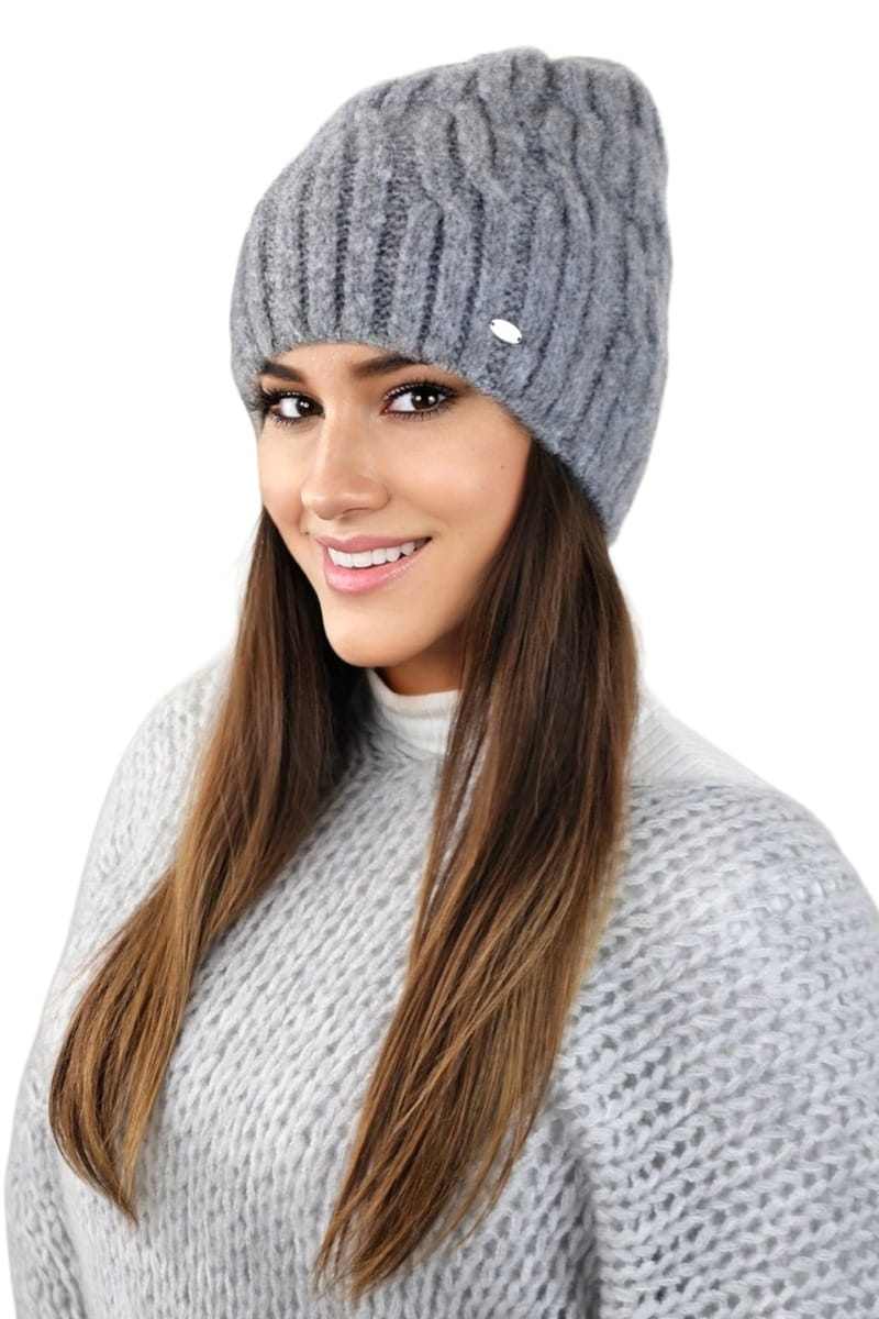 Čepice, Model: Gizma, Barva: grafitová, Složení materiálu: 70% Akryl; 20% Vlna; 10% Polyamid, Určení: Podzim/Zima, Velikost: Univerzální (54-60)