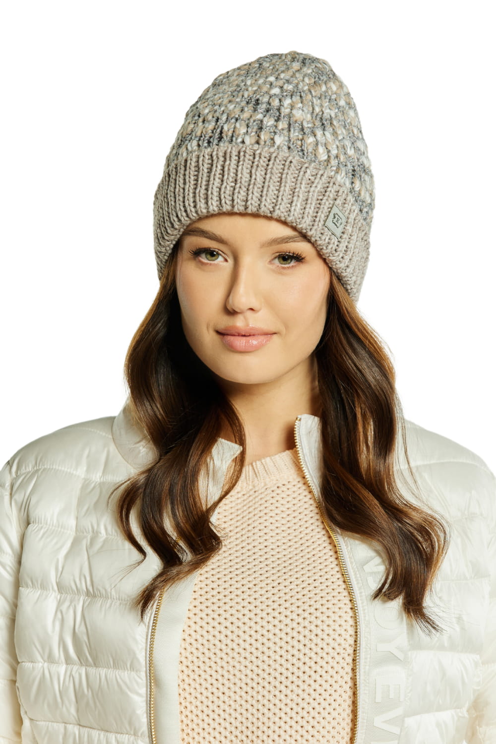 Čepice, Model: Morela, Barva: béžová, Složení materiálu: 40% vlna; 37% polyakryl; 19% alpaka; 4% polyester, Velikost: univerzální (54-60) (Čepice, obrázek 2)