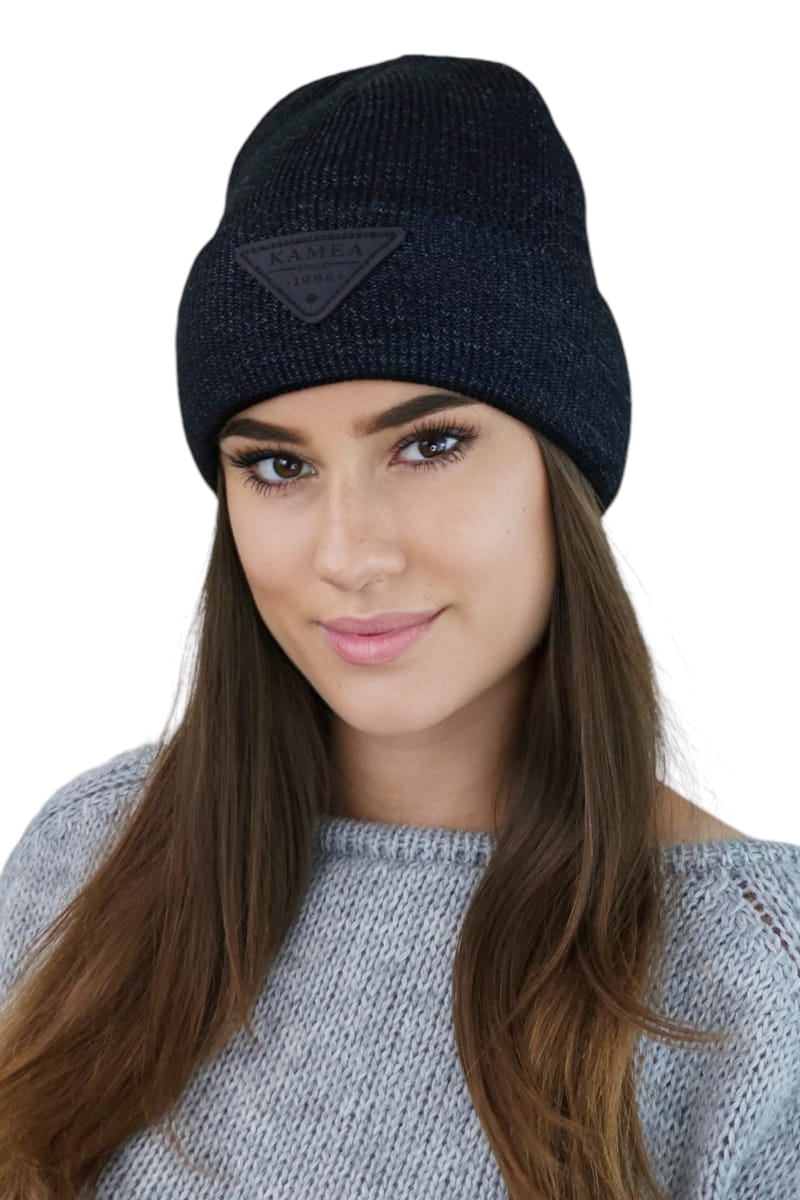 Čepice, Model: Naomi, Barva: černá, Složení materiálu: 70% Akryl; 30% Vlna, Velikost: Univerzální (54-60)