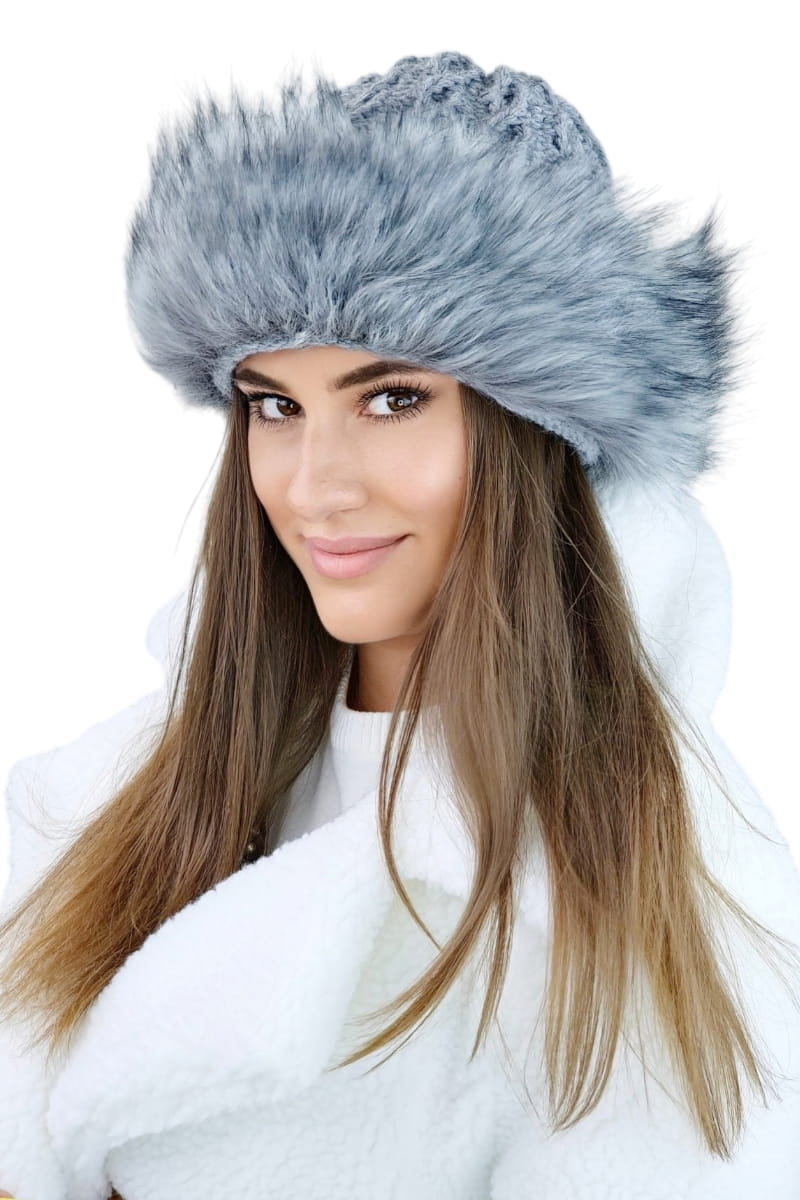 Čepice, Model: Tamara, Barva: šedá, Složení materiálu: 50% Akryl; 30% Polyester; 20% Vlna, Velikost: Univerzální (54-60)
