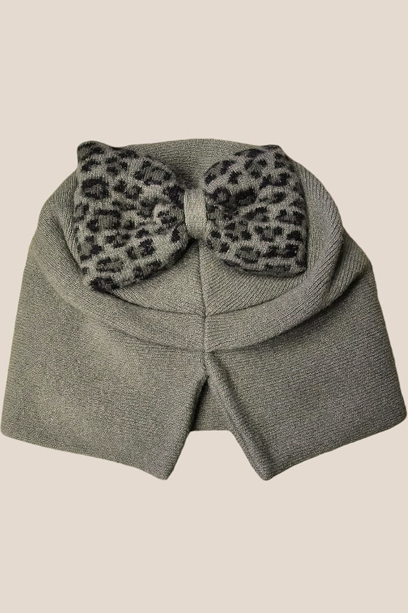 Čepice, Model: Kiku, Barva: khaki, Složení materiálu: 80% Vlna; 20% Polyamid, Určení: Podzim/Zima, Velikost: Univerzální (54-60) (Čepice, fotografie 2)