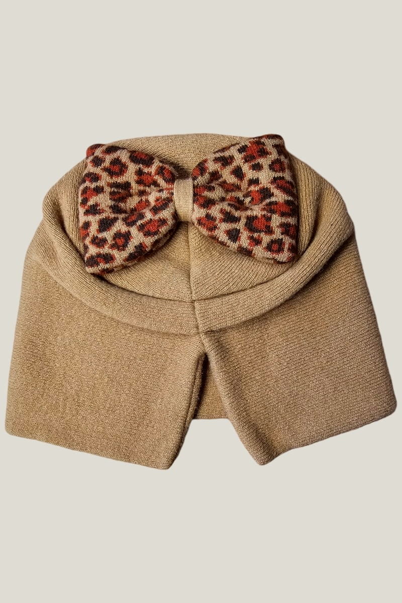 Čepice, Model: Kiku, Barva: písková, Složení materiálu: 80% Vlna; 20% Polyamid, Určení: Podzim/Zima, Velikost: Univerzální (54-60) (Čepice, fotografie 2)