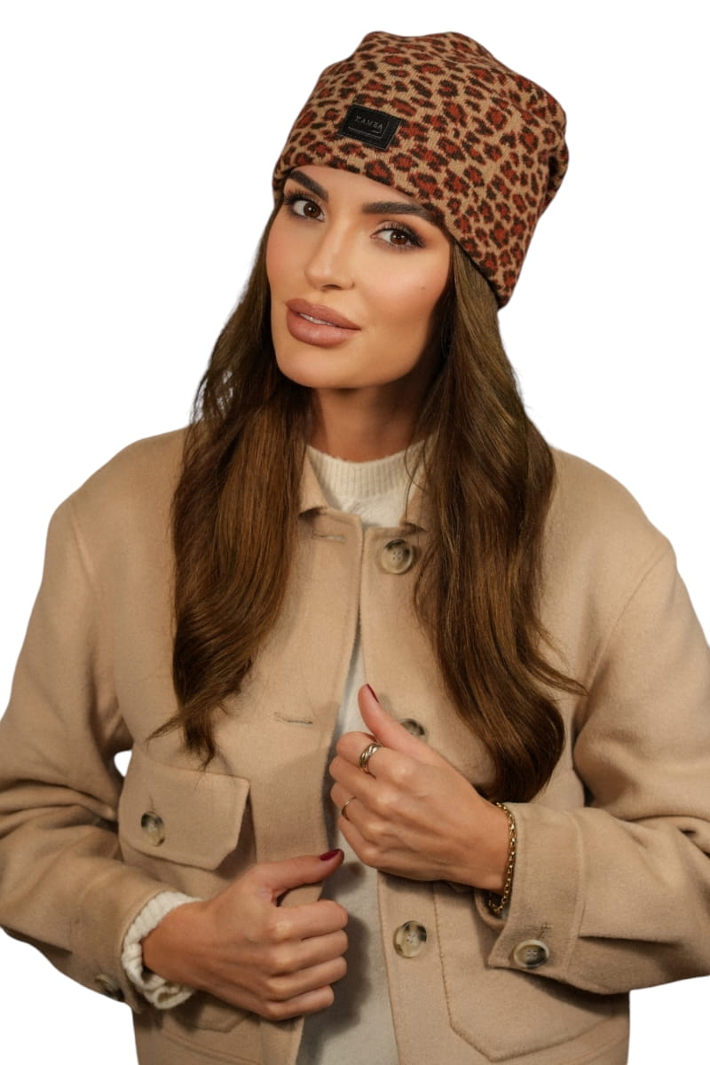 Čepice, Model: Panji, Barva: písková, Složení materiálu: 80% Vlna; 20% Polyamid, Určení: Podzim/Zima, Velikost: Univerzální (54-60) (Čepice, fotografie 2)