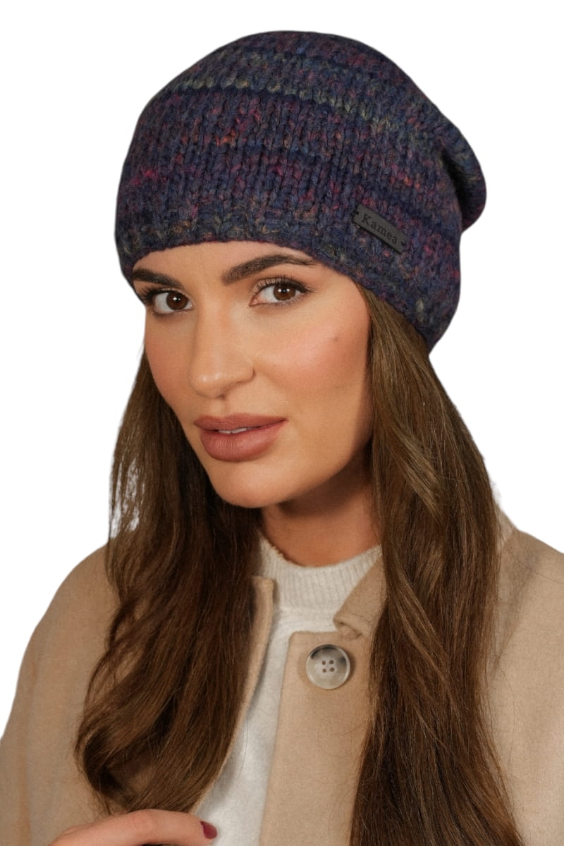 Čepice, Model: Kali, Barva: námořnická modrá, Složení materiálu: 65% Akryl; 21% Vlna; 14% Polyamid, Určení: Podzim/Zima, Velikost: Univerzální (54-60)