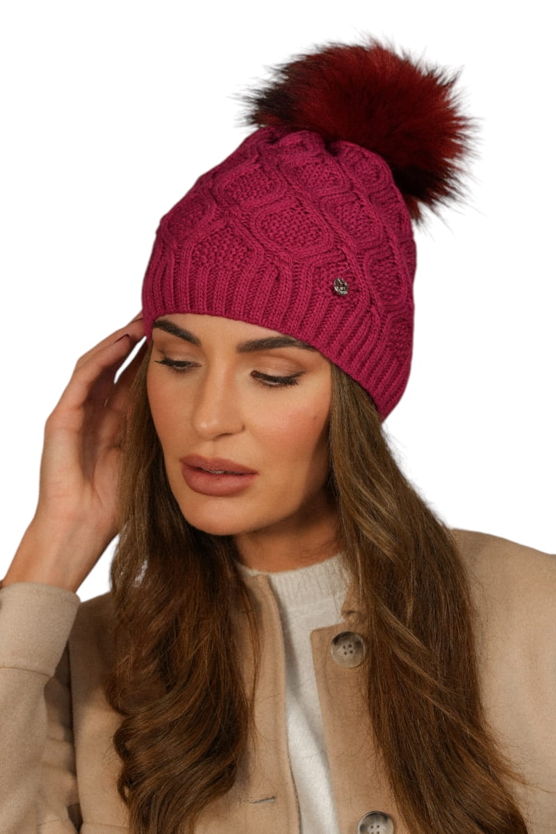 Čepice, Model: Lamis, Barva: fuchsiová, Složení materiálu: 50% Akryl; 30% Vlna; 20% Polyamid, Určení: Podzim/Zima, Velikost: Univerzální (54-60)