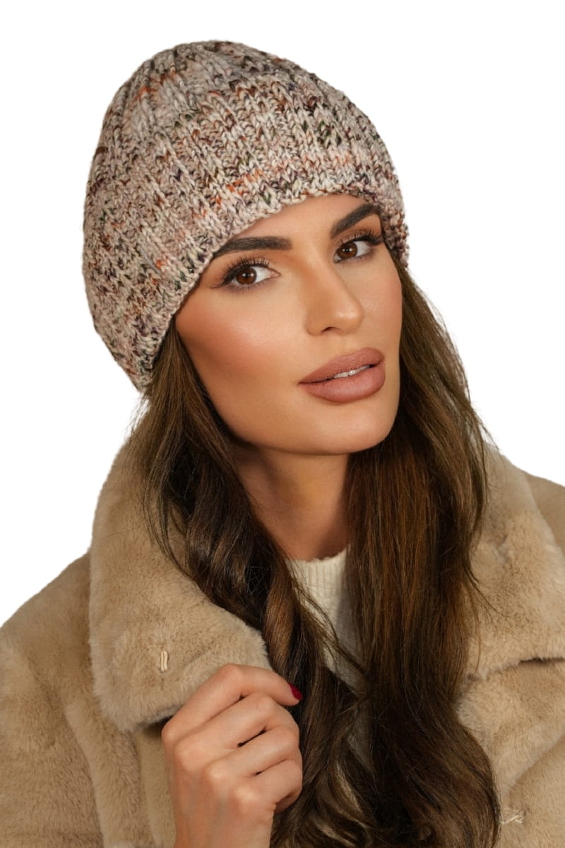 Čepice, Model: Hasu, Barva: béžová, Složení materiálu: 75% Poliakryl; 25% Vlna, Určení: Podzim/Zima, Velikost: Univerzální (54-60)