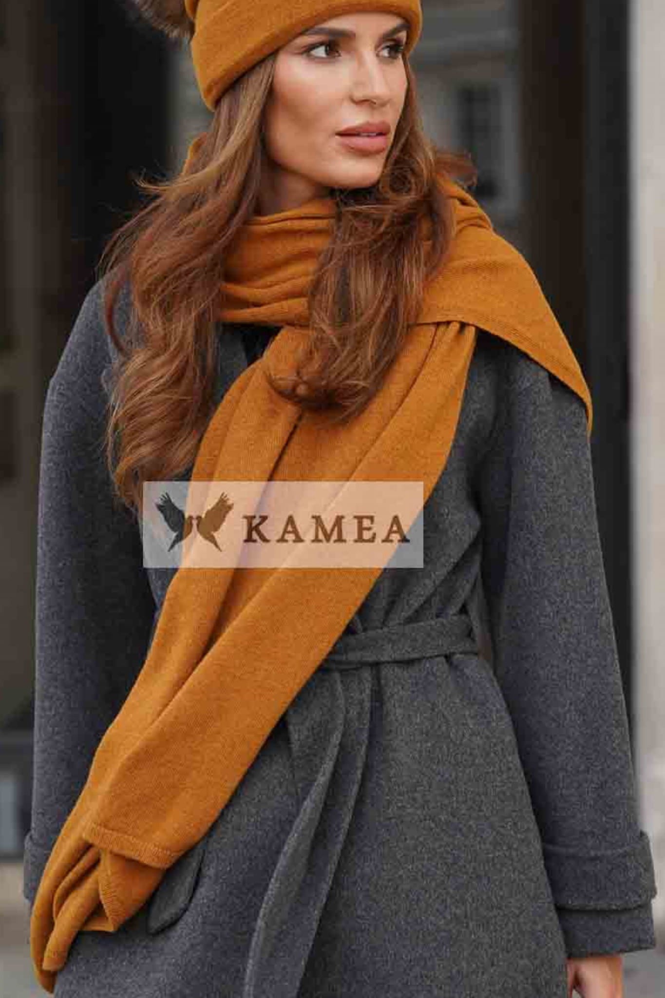 Model: Szalik-01, Kolor: musztardowy, Skład materiału: 80% Wełna; 20% Poliamid, Przeznaczenie: Jesień/Zima, Wymiary(długość/szerokość): 180cm/65cm