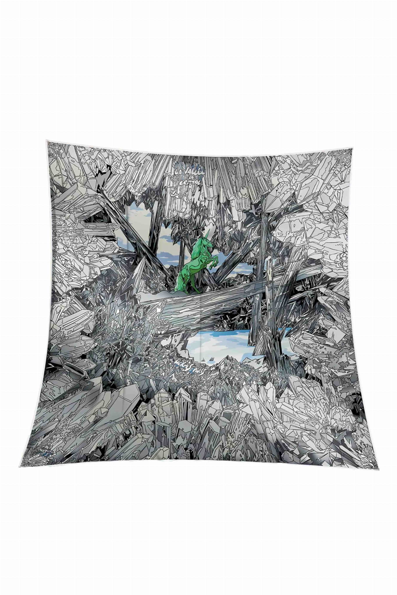 Apaszka, Model: ZS409//T42//21, Kolor: szary, Skład materiału: 100% Jedwab, Przeznaczenie: Wielosezonowe, Wymiary(długość/szerokość): 70cm/70cm