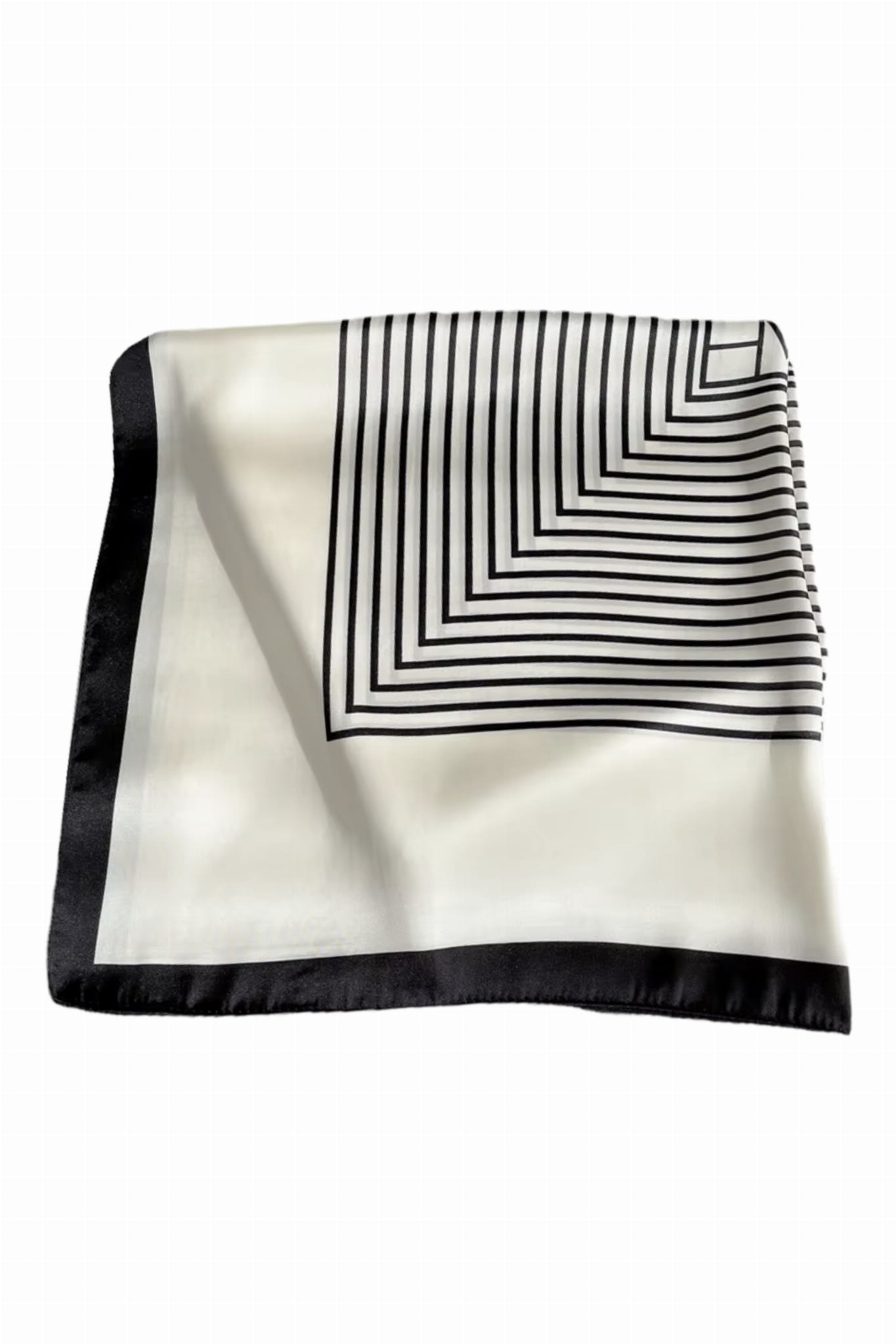 Apaszka, Model: F071-1//T34//13, Kolor: ekru, Skład materiału: 100% Poliester, Przeznaczenie: Wielosezonowe, Wymiary(długość/szerokość): 90cm/90cm (Apaszka, zdjęcie 5)