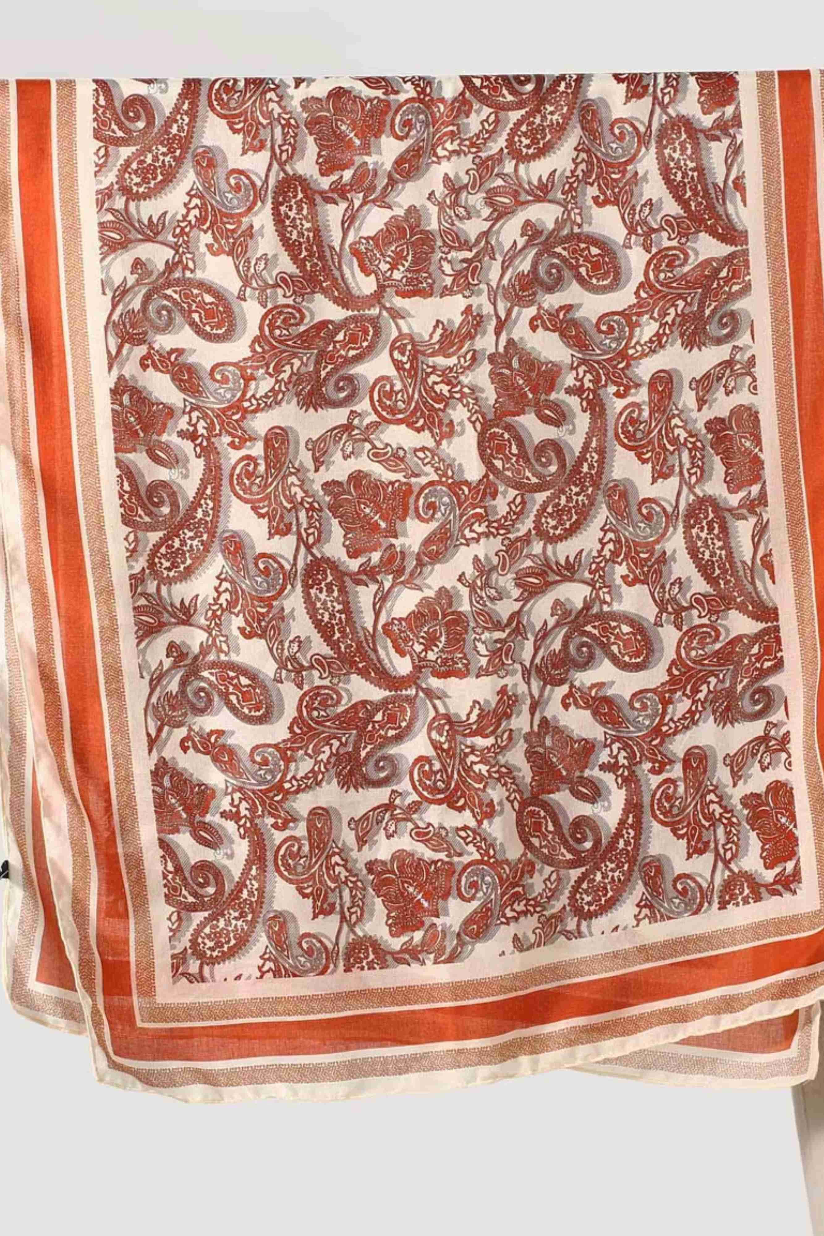 Model: C2270-1//T32//11, Kolor: pomarańczowy, Skład materiału: 100% Wiskoza, Przeznaczenie: Wielosezonowe, Wymiary(długość/szerokość): 180cm/85cm