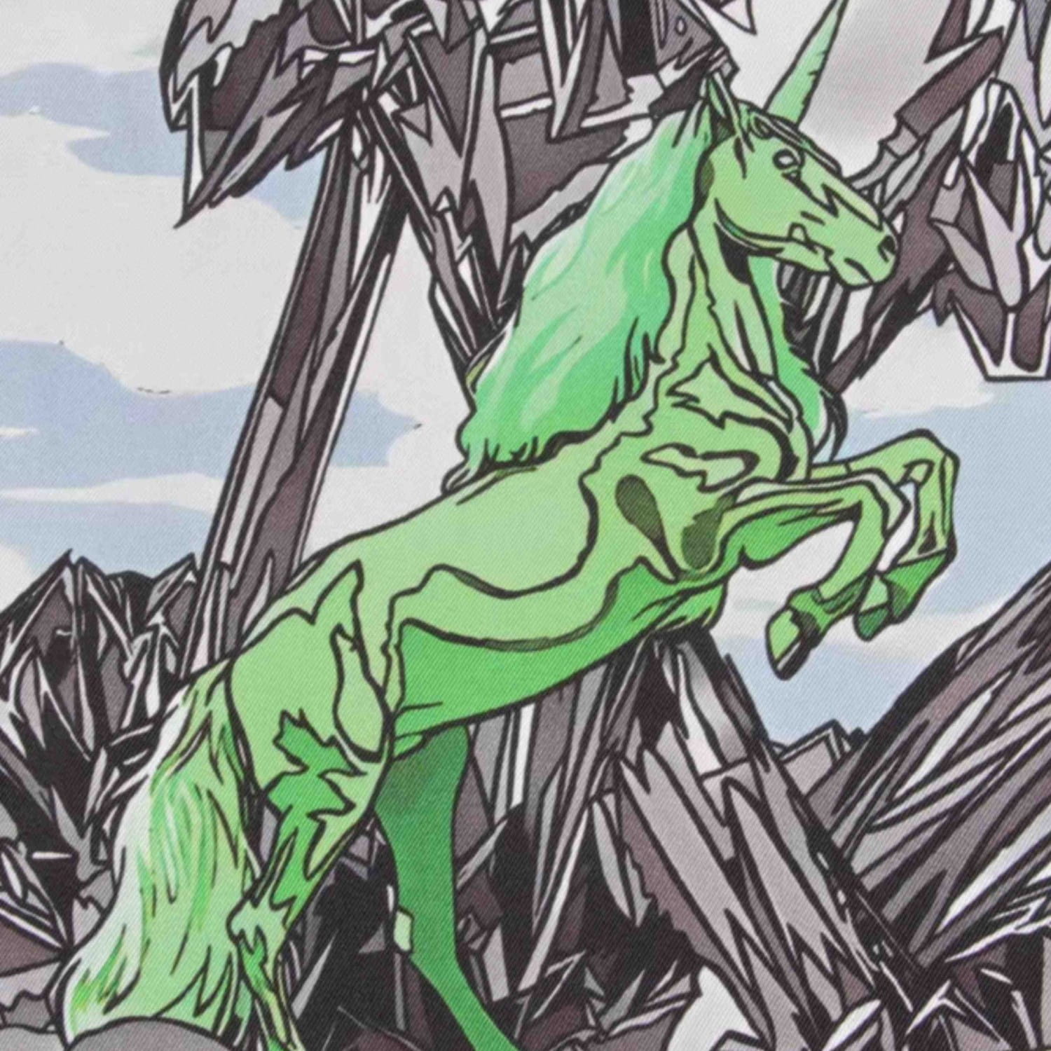 Apaszka "Crystal Valley" na tle minimalistycznym, podkreślająca jej futurystyczny design | KAMEA | Spironik.pl